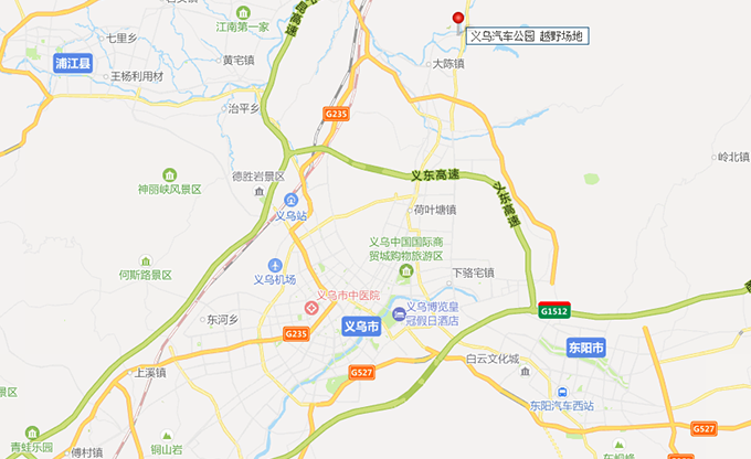 南向40分钟到横店影视城,往义乌市区(机场高铁站)仅需要15-20分钟路程